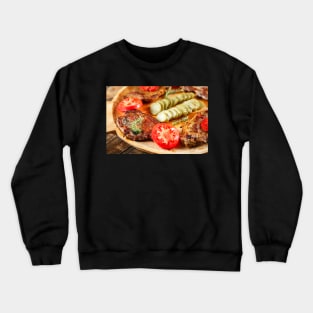 Marinated pork grilled Crewneck Sweatshirt